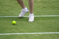 Free Ball Boy Chasing Tennis Ball Royalty Free Stock Image - 2735186
