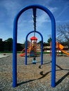 Free Blue Swing Under The Blue Sky Stock Image - 2744121