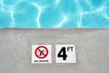 Free Swimming Pool Depth Marker Stock Images - 2747234