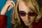 Free Blond Girl In Sun Glasses Royalty Free Stock Image - 2741486