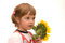 Free Girl With Sunflower Stock Photo - 2764520