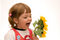 Free Girl With Sunflower Royalty Free Stock Photo - 2764555