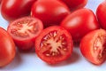 Free Group Of Sliced And Whole Tomatoes Royalty Free Stock Photography - 27736247