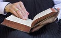 Free Grandma Reading An Old Book Stock Image - 2781691