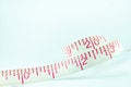 Free Line Tape Measure White New Year 2013 Royalty Free Stock Photography - 27834227