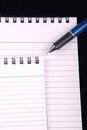 Free Note Book With Pen Royalty Free Stock Photos - 2794558