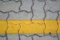 Free Yellow Line Royalty Free Stock Photography - 2795367