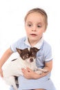 Free Small Girl And Dog Stock Photos - 2798773