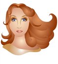 Free Woman With Long Brown Hair Stock Images - 2807074
