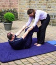 Free Preparing For Shoulder Stand Stock Image - 2818681
