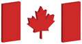 Free 3D Canada Flag 1 Stock Photography - 2832392