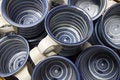 Free Set Of Blue Painted Cups Stock Photography - 2837892