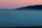 Free Foggy Evening And Sunset Royalty Free Stock Photos - 2832978