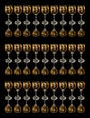 Free Glass Row Royalty Free Stock Photo - 2841905