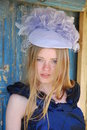 Free Blonde Girl In Retro Hat Royalty Free Stock Photography - 2845547