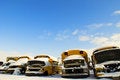 Free School Buses At A Junk Yard Royalty Free Stock Photo - 2853115