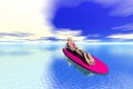 Free Surfer Royalty Free Stock Image - 2854066