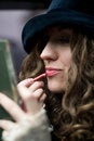 Free Retouching The Lips Stock Photos - 2855863