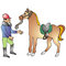 Free Jockey And Racehorse Royalty Free Stock Photo - 2855005