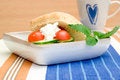 Free Breakfast Bun And Coffee Royalty Free Stock Photo - 2868155