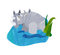 Free Illustrated Animal Collage Royalty Free Stock Photography - 2871247