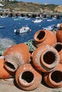 Free Fishing Pots In Terracotta Royalty Free Stock Photography - 2880827