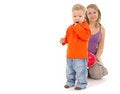 Free Mother Playing With Her Son Royalty Free Stock Image - 2896236