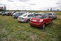Free Cars On The Meadow Stock Photography - 2896592