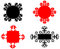 Free Black And Red Design Elements Stock Image - 2899841