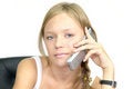 Free Girl Talking On Phone Stock Photography - 2911092