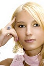 Free Beautiful Blond Girl Isolated Stock Images - 2924054