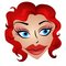 Free Cartoonish Woman With Big Lips Royalty Free Stock Photos - 2926148