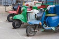 Free Three Transport Scooters Royalty Free Stock Photos - 2932408