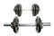 Free Iron Dumbbells On White Stock Photography - 2931432