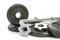 Free Dumbbells Set Solated On White Stock Images - 2931614