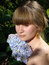 Free The Young Girl And Fine Flower Stock Photography - 2947262
