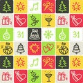 Free Christmas Checked Pattern Royalty Free Stock Image - 2958876