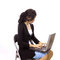 Free Teen Typing On Laptop Stock Image - 2976991