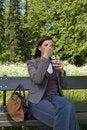 Free Woman Eat Small Lunch Royalty Free Stock Image - 2999776