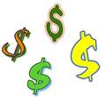 Free Dollar Symbols Royalty Free Stock Image - 30406