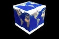 Free Cubed World Royalty Free Stock Photography - 3014357