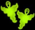 Free Halloween Glow Ghosts Clip Art Royalty Free Stock Photography - 3033607