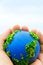 Free Earth In Hands Royalty Free Stock Images - 30348689