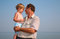 Free Grandfather And Granddaughter Royalty Free Stock Photos - 3058358