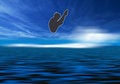 Free Dive In Blue Stock Image - 3090731