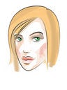 Free Outline Portrait Royalty Free Stock Images - 3112929