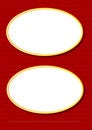 Free Two Oval Frames Royalty Free Stock Photo - 3132885