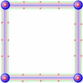 Free Frame With Balls Royalty Free Stock Photography - 3152197
