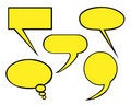 Free Speech Balloons Royalty Free Stock Image - 3153256