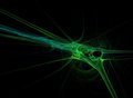 Free Green Fractal Creature Royalty Free Stock Photos - 3154358